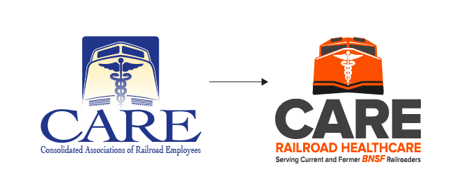 brand refresh vs rebrand this is a rebrand and new logo design for a Temple Texas company CARE